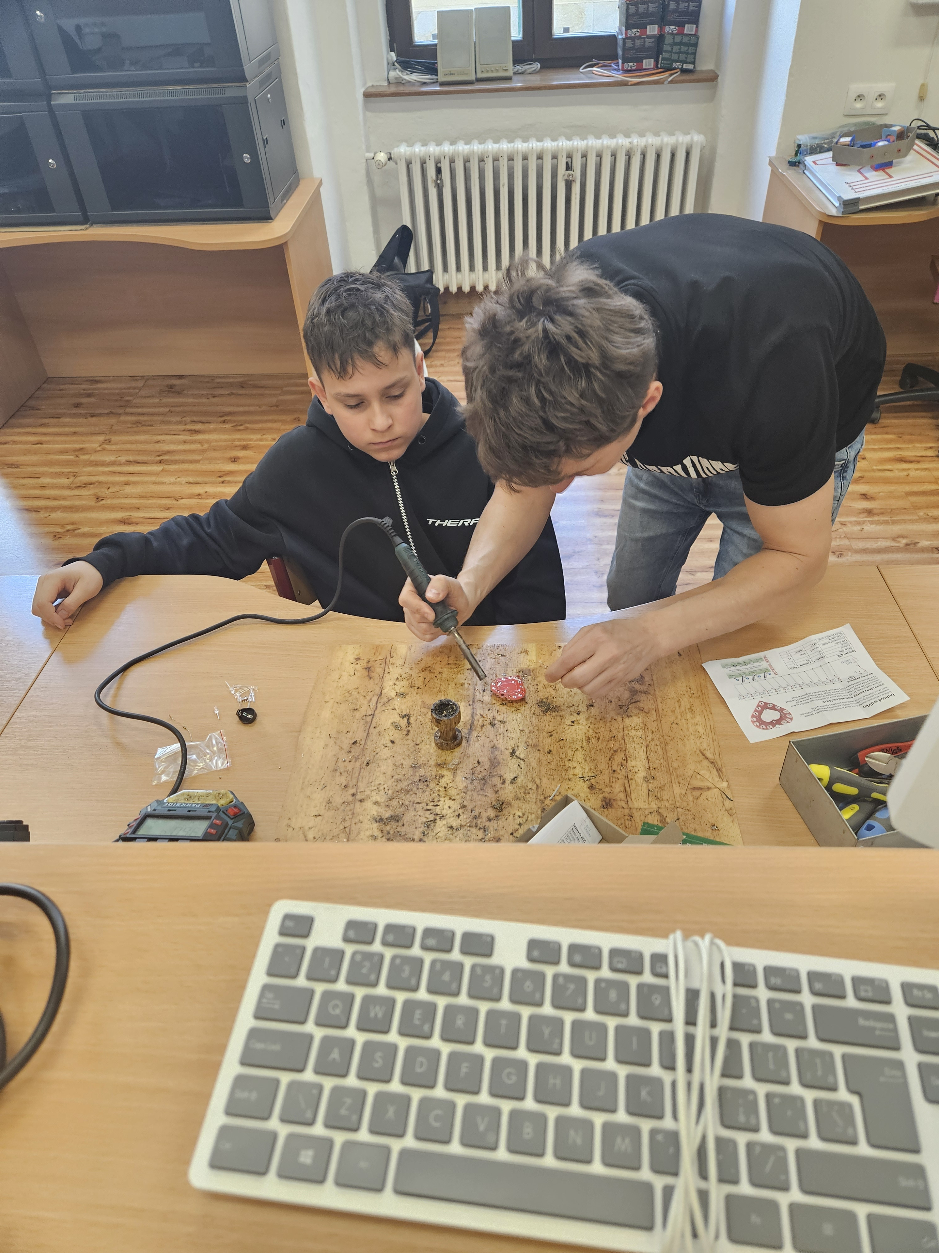 Srdíčko s LED diodami