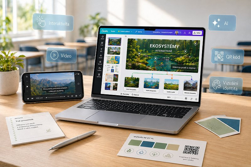 Pozvánka na seminář – Canva ve škole II: interaktivita, video a web