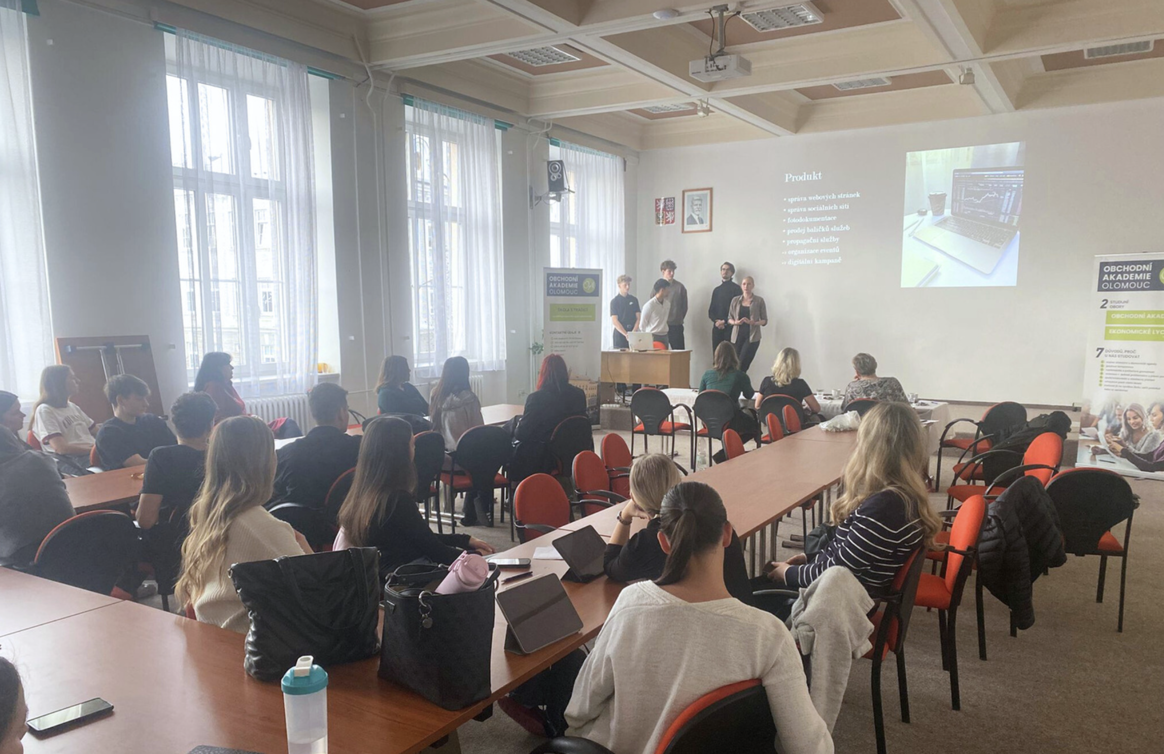 Školní kolo soutěže fiktivních firem vyhrál projekt na boj se stresem