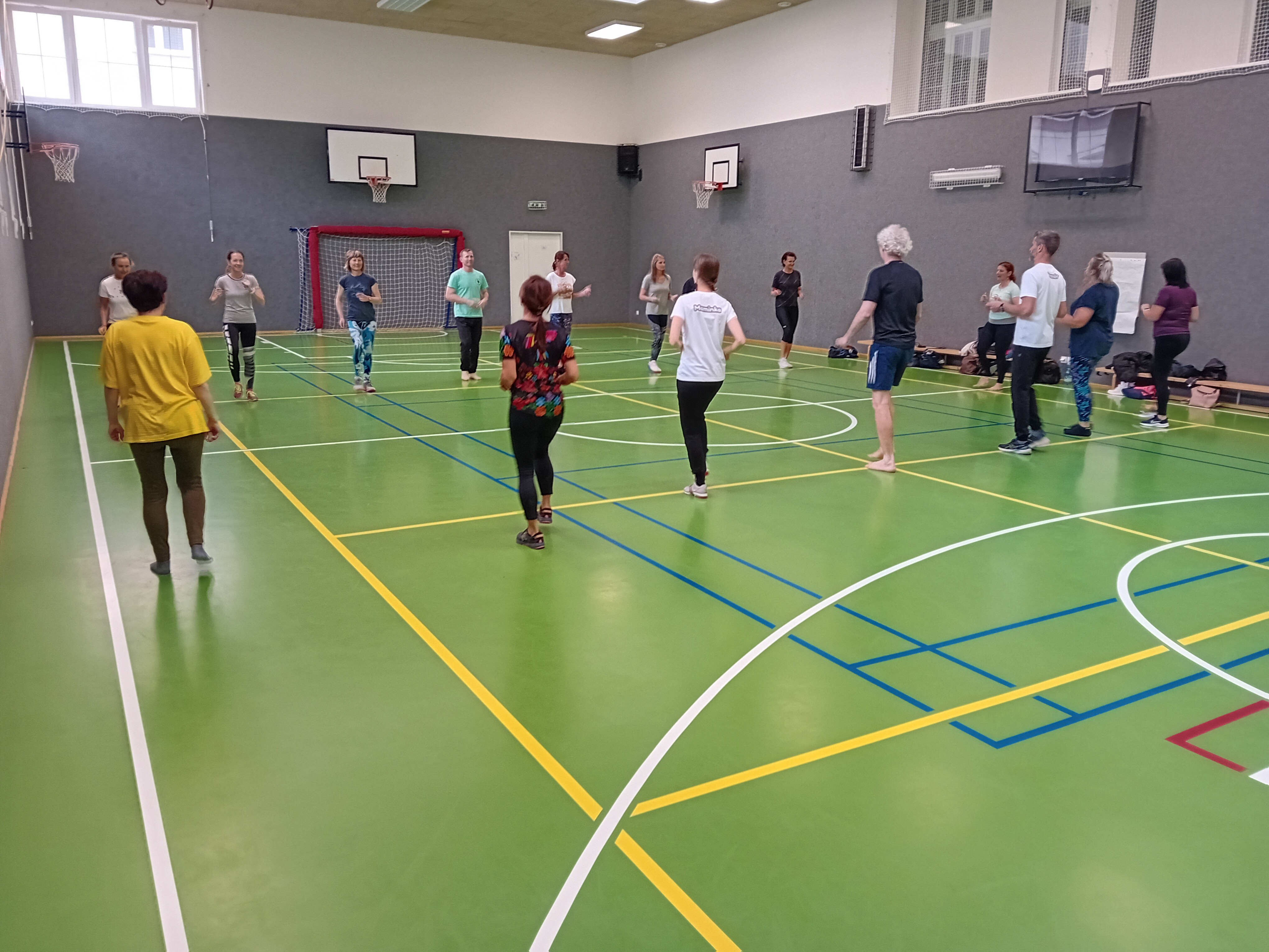 Aerobní a rytmická kondiční cvičení nejen v jednotkách školní tělesné výchovy