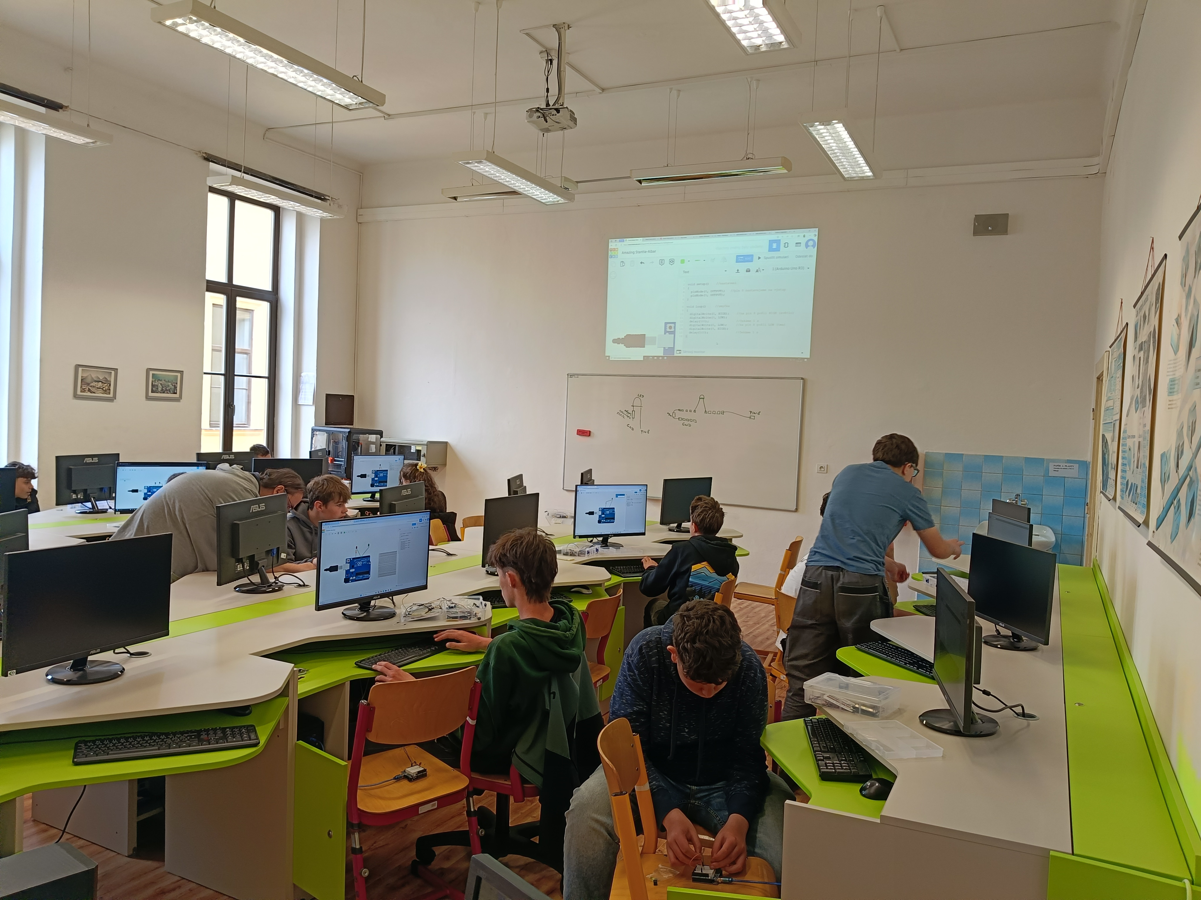 Workshop pro žáky ZŠ Arduino
