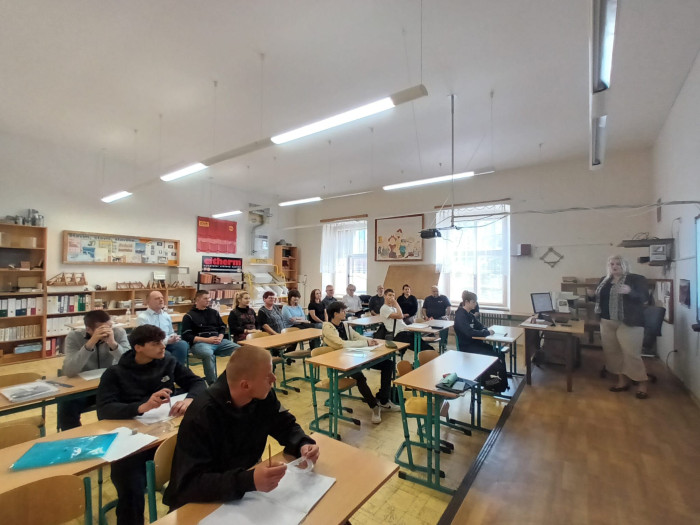 Na Střední škole řemesel Šumperk ožila výuka stavebnictví v přímém přenosu