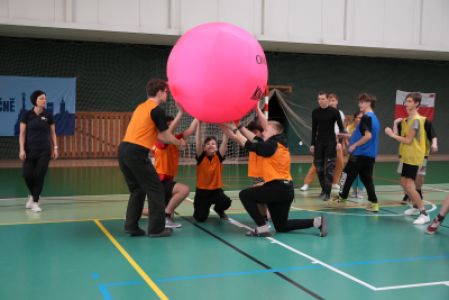 Kin-Ball na SŠ polytechnické, Rooseveltova 79 v Olomouci